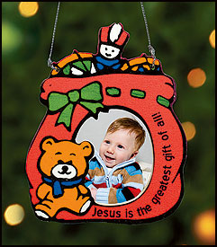 Jesus Greatest Gift Photo Ornament