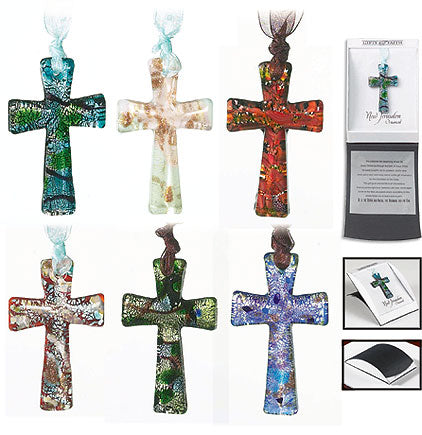 Jersusalem Cross Ornament (Brown & Green)