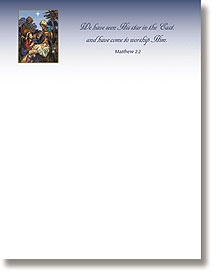 Star Christmas Letterhead